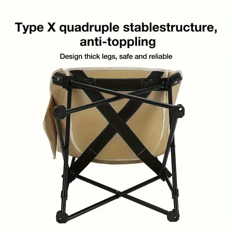Chaise lune adulte pliante haut dossier portable style blanc camping pêche extérieur légère durable