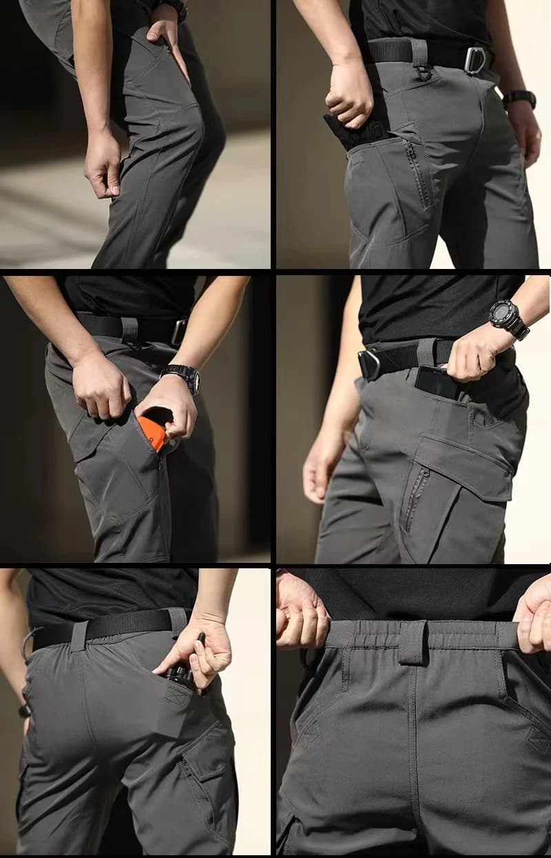 Pantalon tactique softshell homme - Idéal randonnée pêche et activités outdoor printemps automne