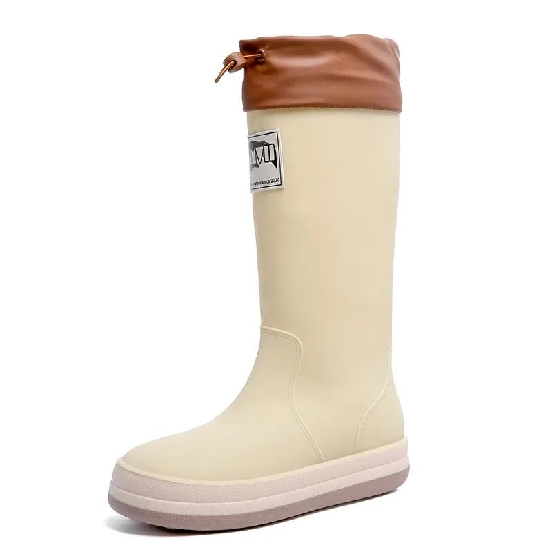 Bottes caoutchouc couple pêche jardin travail imperméables unisexes galoches pluie