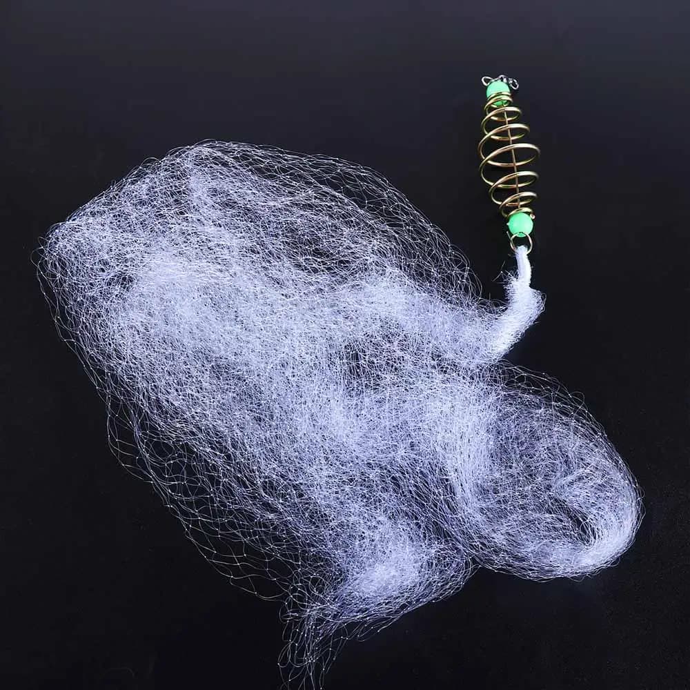 Filet de pêche flottant et plombé - Filet collant et explosif pour pêche au lancer