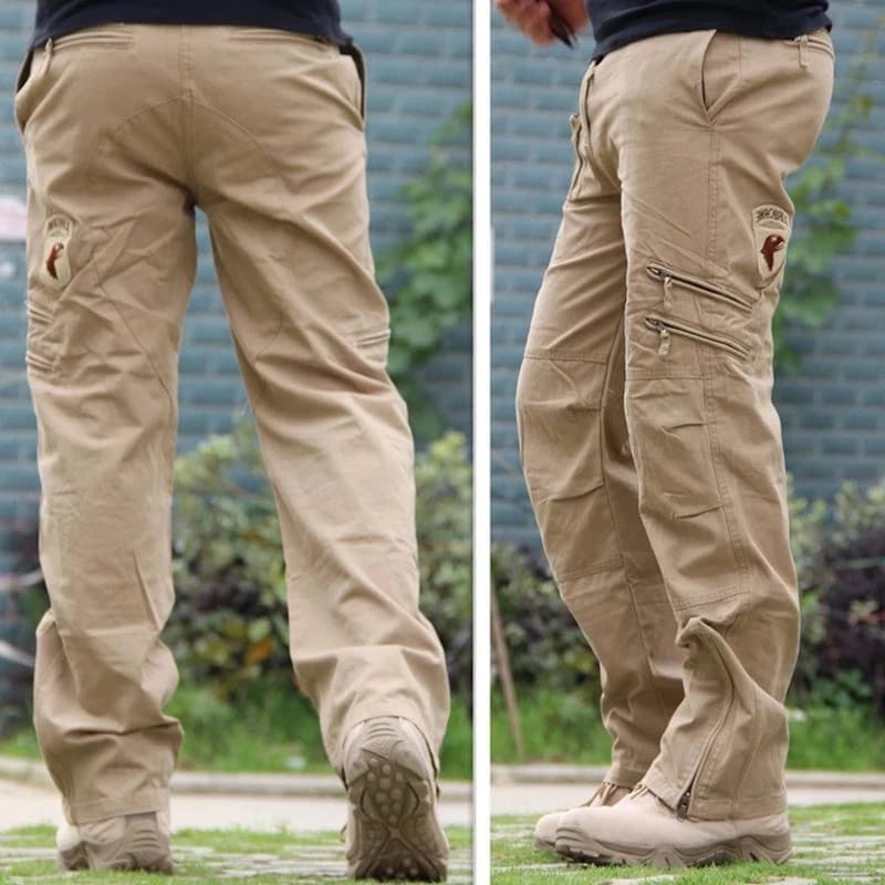 Salopette camouflage montagne pour hommes - Coton résistant zip droit - Pantalon tactique pêche