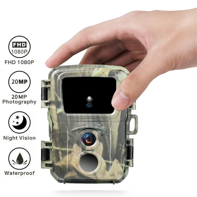 Mini caméra trail chasse vision nocturne 20MP 1080P étanche piège photo surveillance tracking accessoires