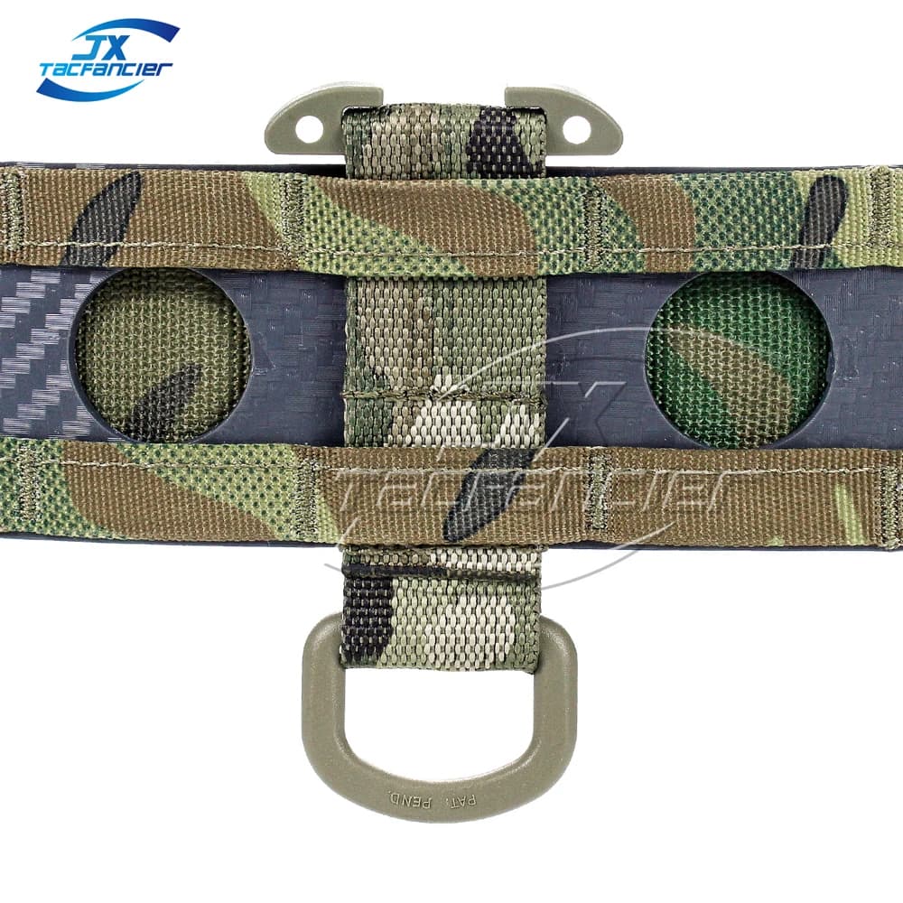 Clip tactique Molle avec mousqueton D-ring et crochet T-mount pour équipement pêche et gants