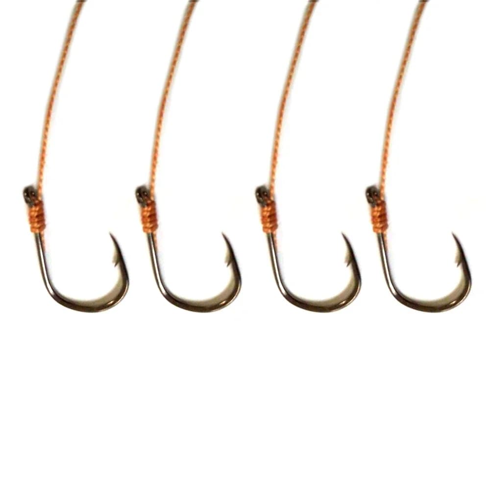 Hameçons Pêche en Acier Haut Carbone avec 5 Petits Hameçons Rigs Swivel pour Leurres et Appâts Naturels