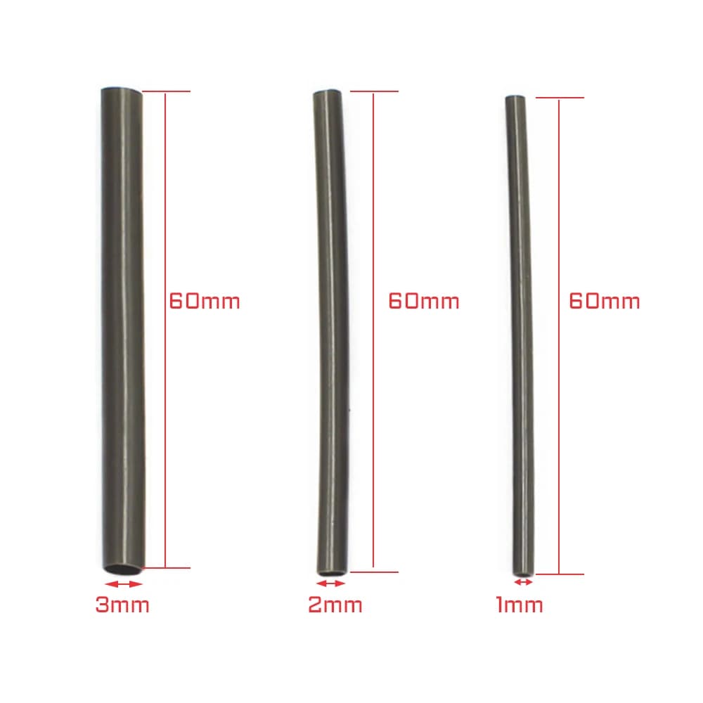 20 tubes rétractables chauffants 1mm 2mm 3mm pour montages carpe - Accessoires France