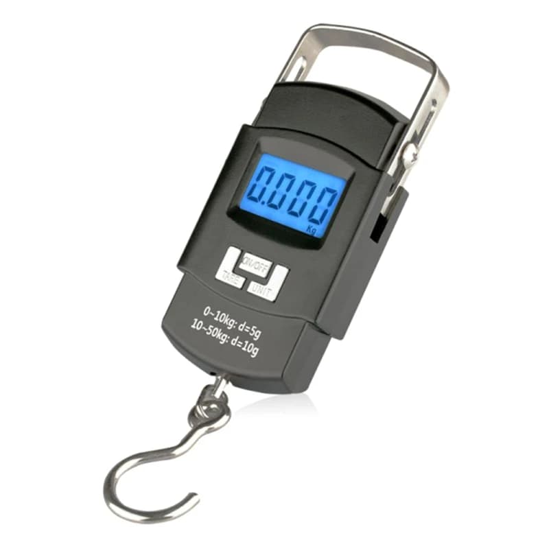 Balance pêche électronique 50kg LCD rétroéclairé - Pèse-poissons portable pour dropshipping et pêcheurs