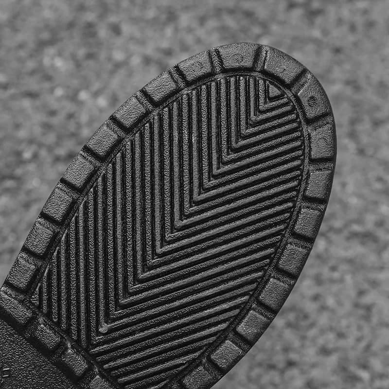 Bottes de pluie cheville homme doublées polaire - Chaussures cuisine extérieur antidérapantes confortables