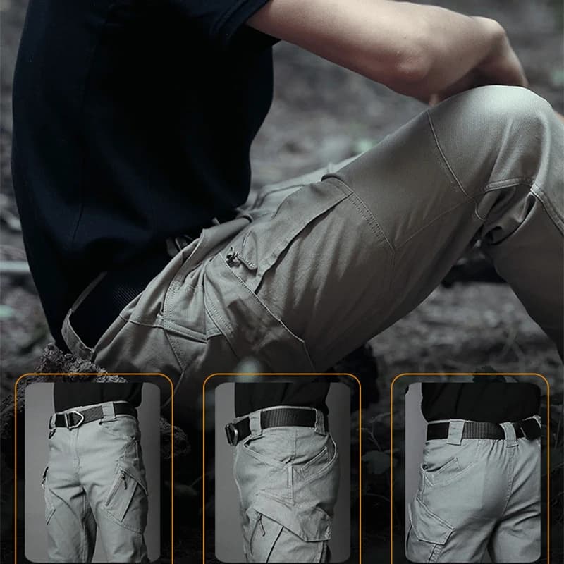 Pantalon cargo homme City Pants imperméable multi-poches résistant pour pêche et entraînement