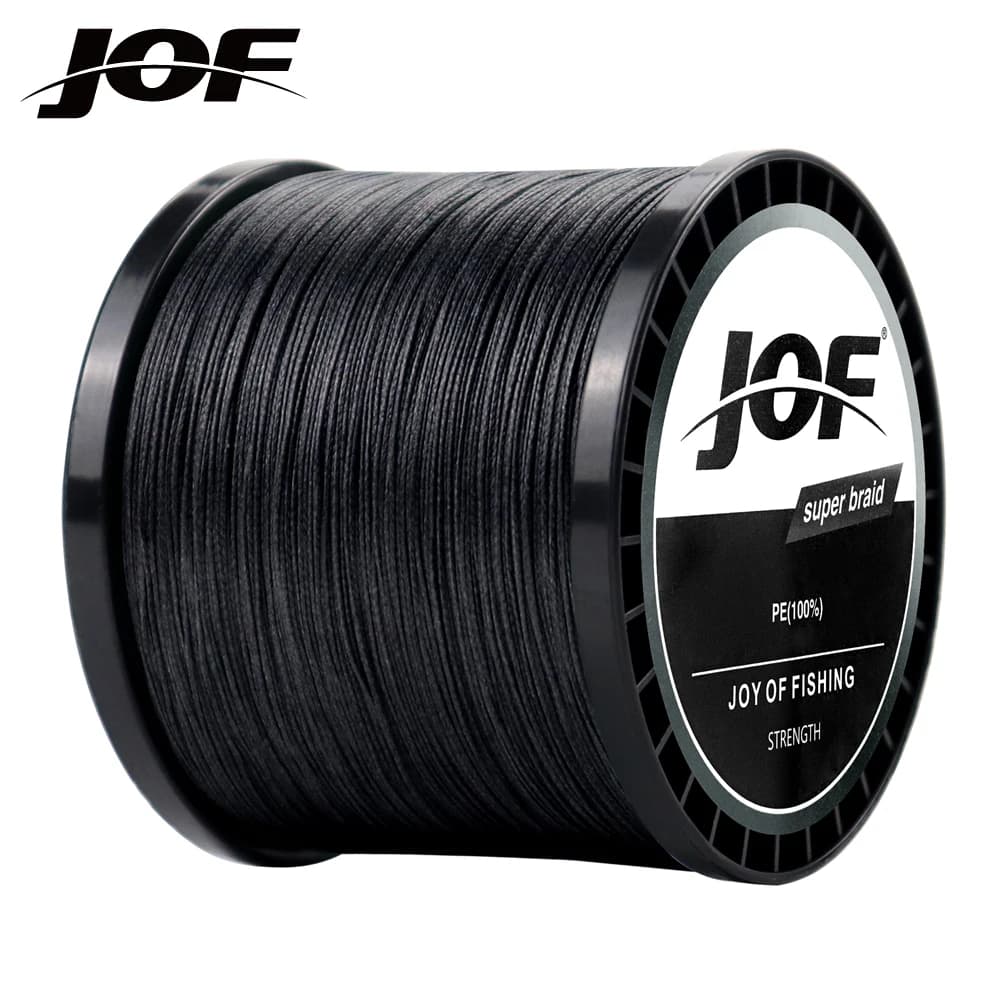 Ligne de pêche JOF tresse 4 brins 300m-1000m multifilament pour carpe et pêche en mer PE ligne 8-80LB