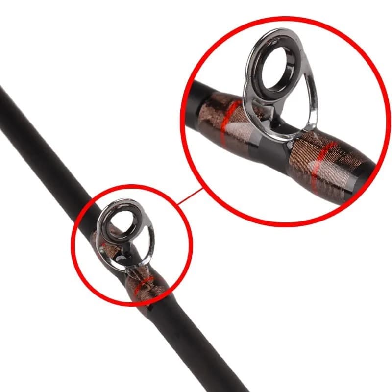 Canne à mouche 3/4 5/6 WT Fast Action 8FT et 9FT en fibre de carbone 40T,