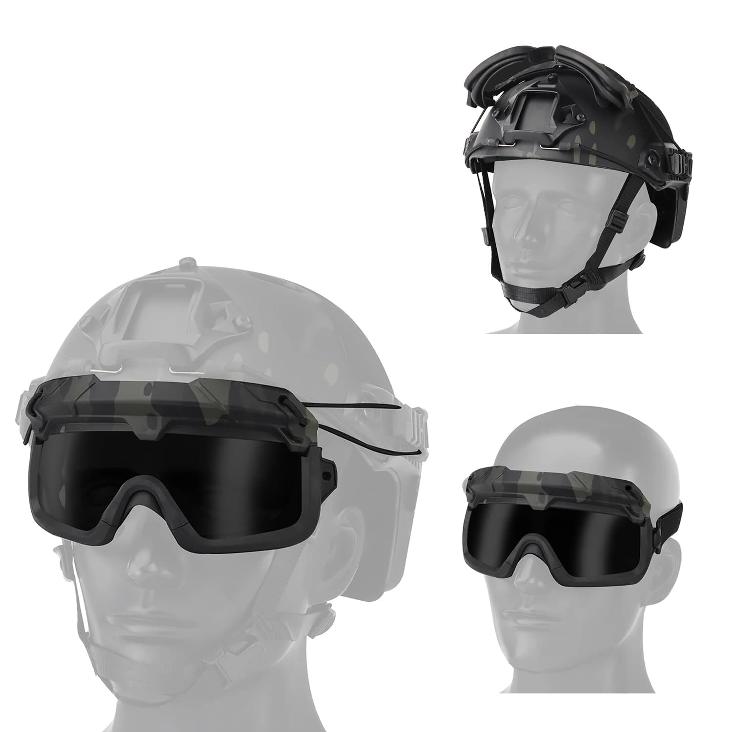 Lunettes anti-UV multidimensionnelles adaptables - Protection yeux pêche et sports outdoor