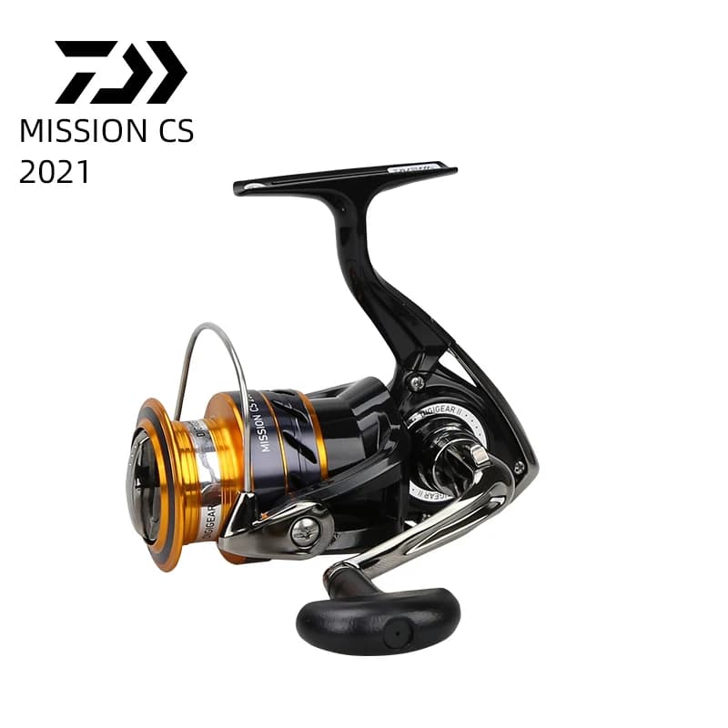 Moulinet de pêche DAIWA MISSION CS 2000 à 4000 bobine aluminium usiné puissance 2-6kg 3+1 roulements