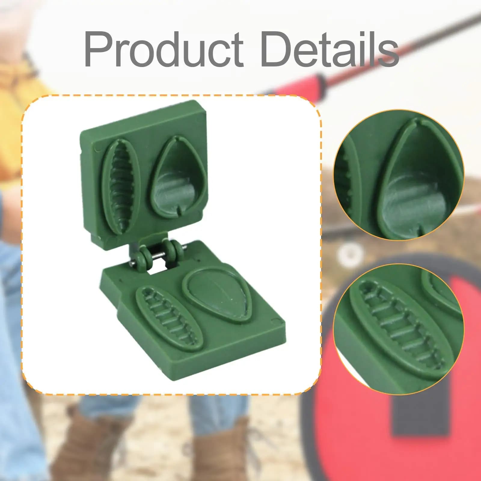 Moule à leurres portable léger - Accessoire pêche compact pour création appâts personnalisés
