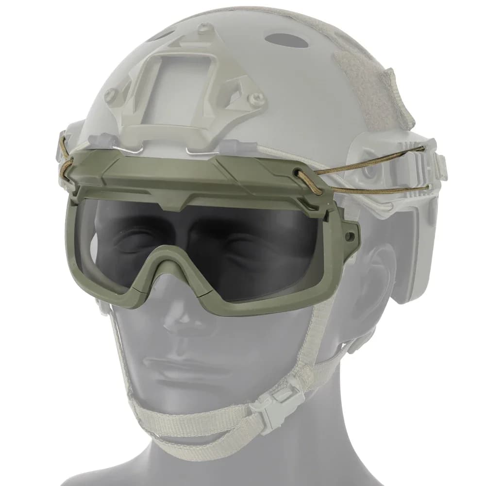 Lunettes tactiques pêche - Protection anti-brouillard, anti-vent pour pêche sportive et airsoft