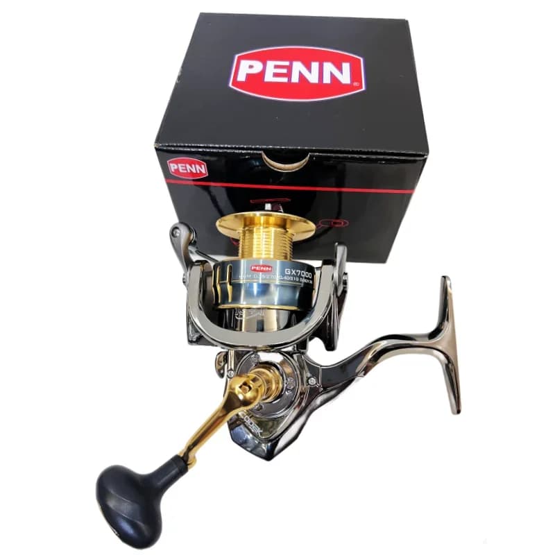 PENN GX1000-7000 Fishing Reel with 13+1 High-End Bearings, 25KG Max Drag, and Bo
