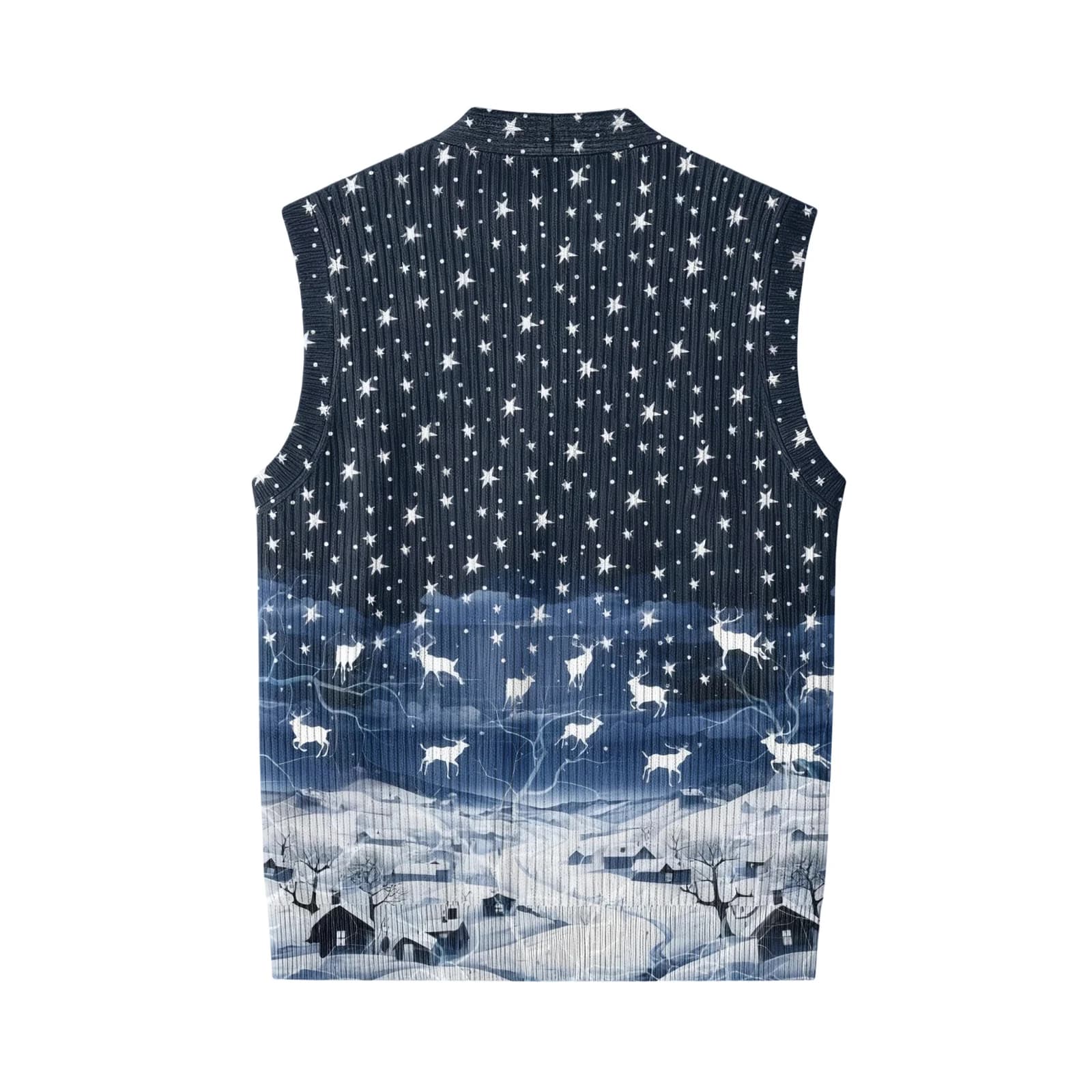 Gilet tricoté col V homme sans manches pull chaud automne pêche business décontracté boutons