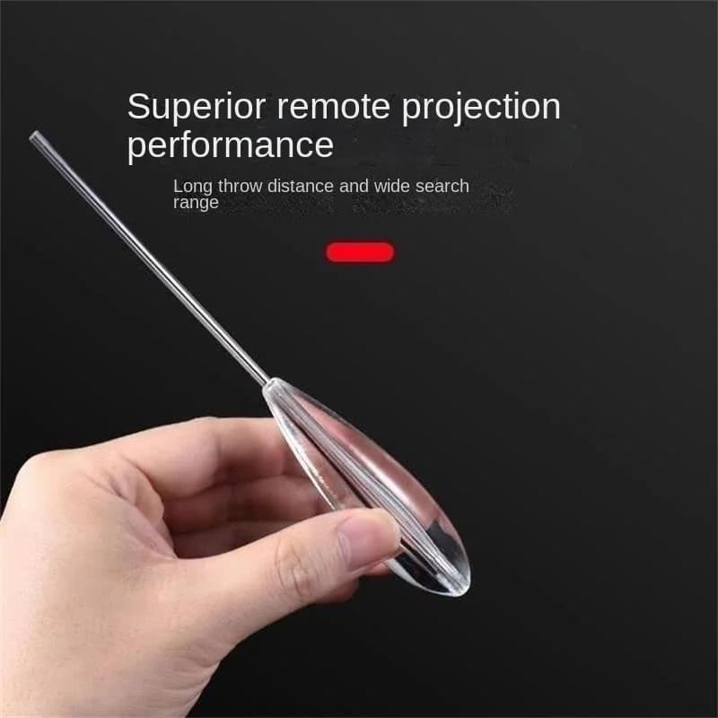 5 flotteurs acrylique transparents coulants 10g-50g - Bombarda pour pêche à la mouche et spinning
