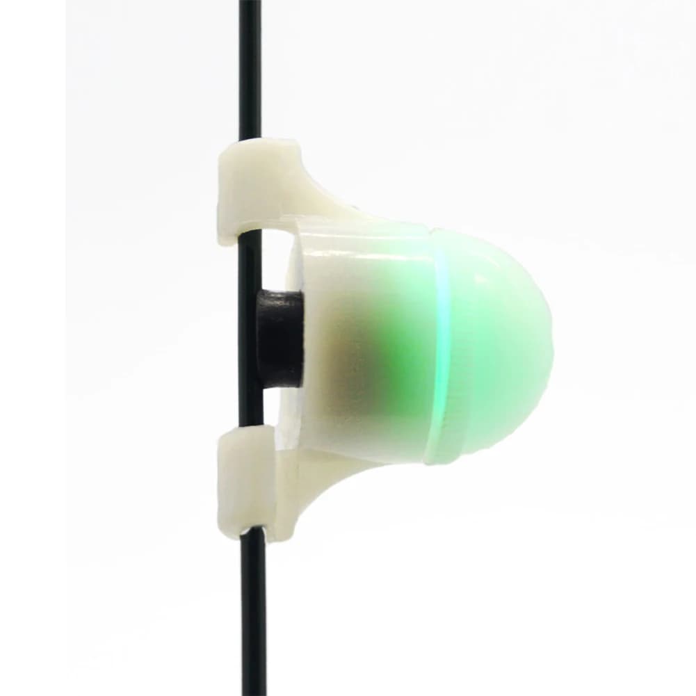Alarme LED automatique pour canne pêche nuit - détection induction mini clip avec batterie