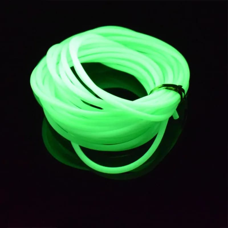 Tube lumineux de pêche nocturne 5 mètres haute pression eau profonde - Caoutchouc souple pour vision de nuit