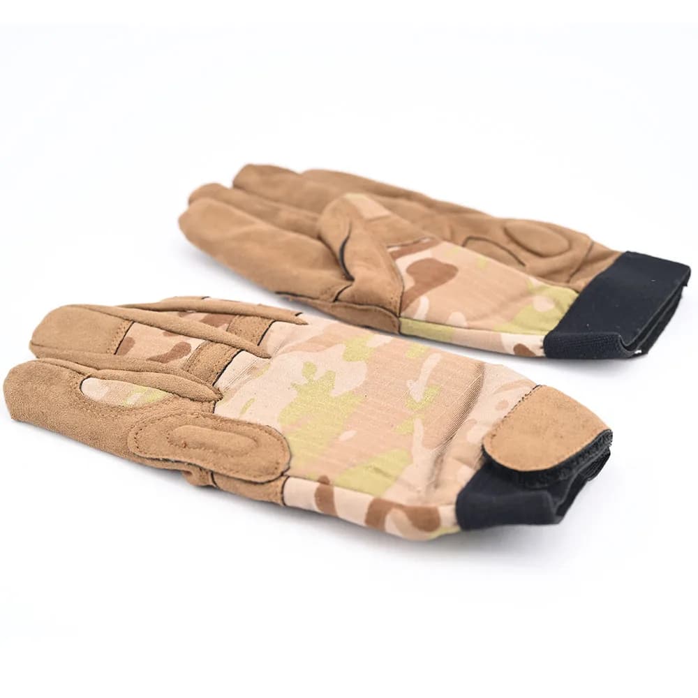 Gants hiver camouflage ouate coton souples chauds sports randonnée protection pêche