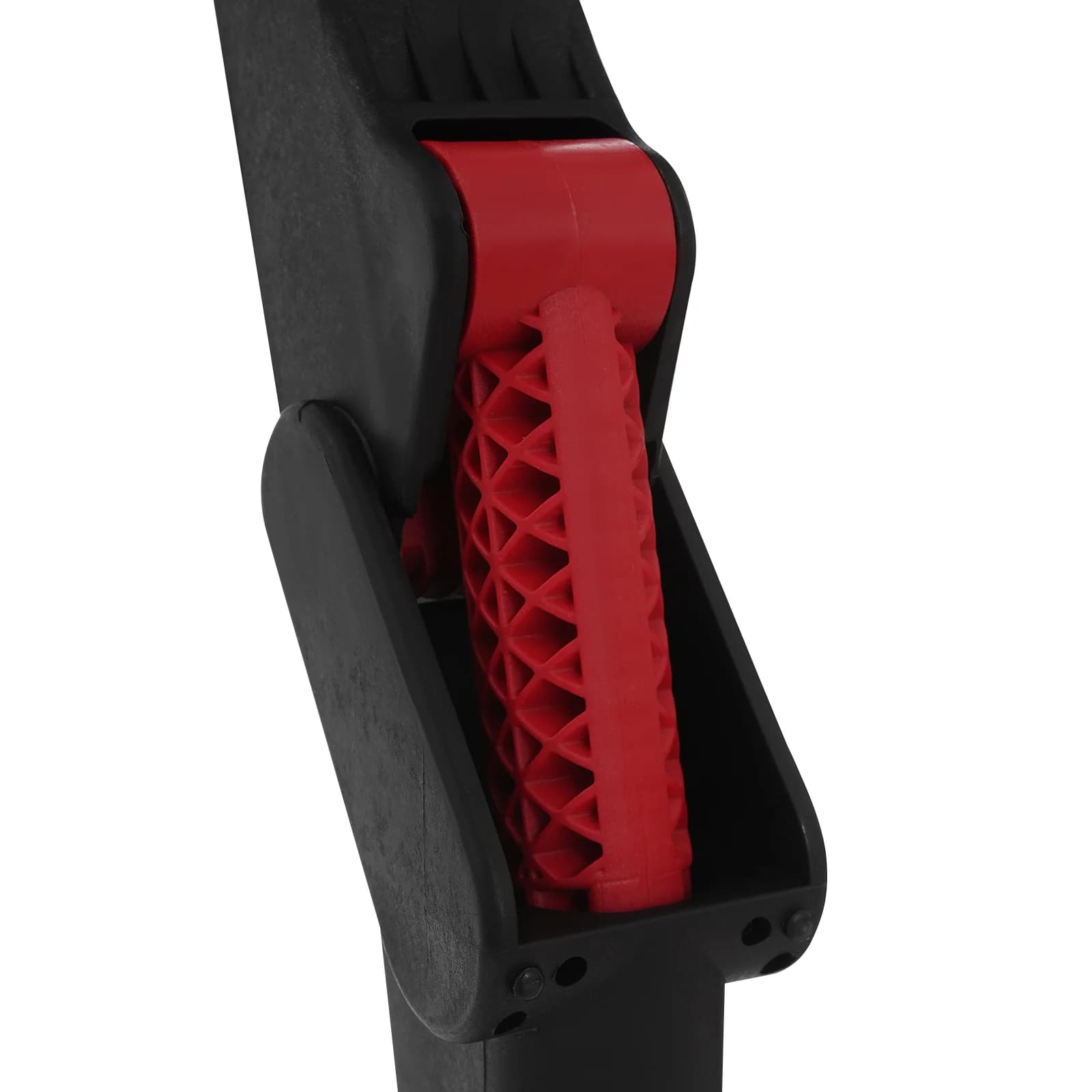 Siège pêche ergonomique réglable sanglé - Chaise portable noir/rouge charge 150kg