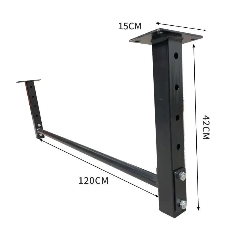 Barre de traction murale ajustable pour maison - Exercice bras et dos - Installation facile en 1 pièce