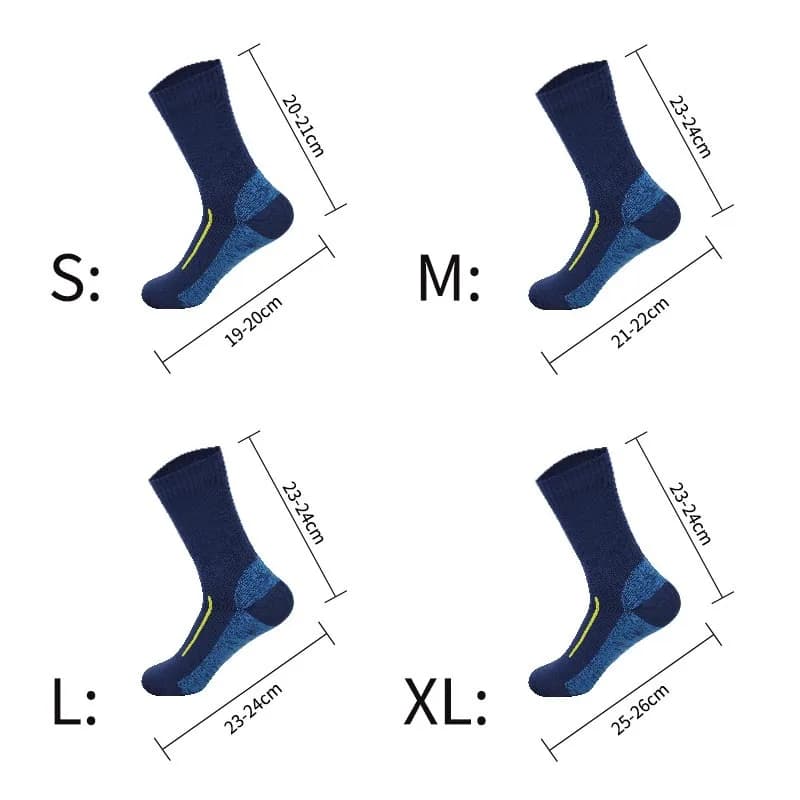 Chaussettes étanches respirantes unisexe nouveauté ski randonnée trekking pêche