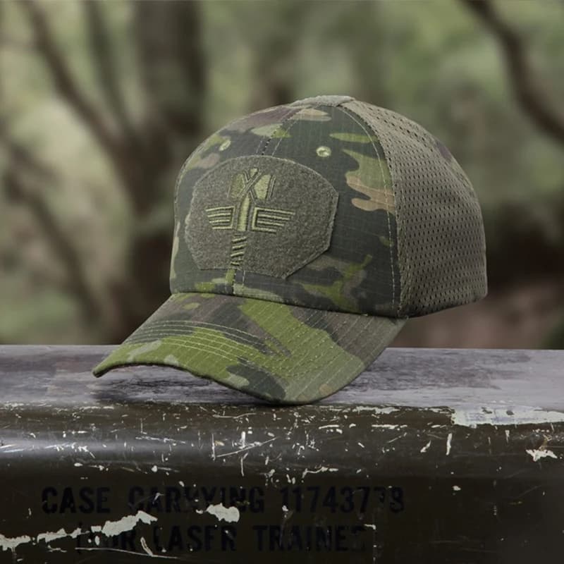 Casquette camouflage Multicam réglable pêche chasse airsoft randonnée capricorne MC