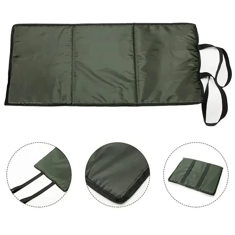 Tapis décrochage confortable à poignée - Coussin éponge respirant - Protection poisson polyvalente extérieur