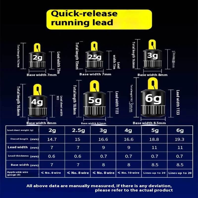Kit 5 plombs goutte d'eau réglables proportionnels alerte touche compact pêche accessoire hiver
