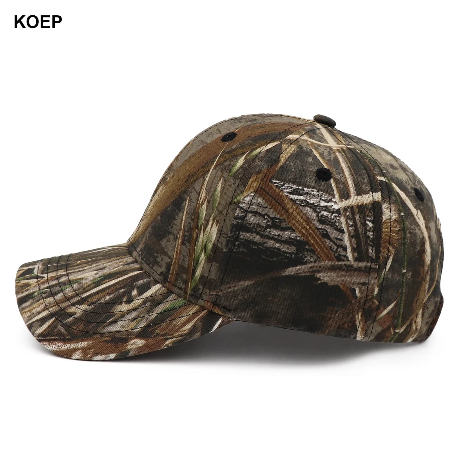 Casquette snapback camouflage roseaux KOEP KBRT2 pour pêche aux canards sauvages étangs