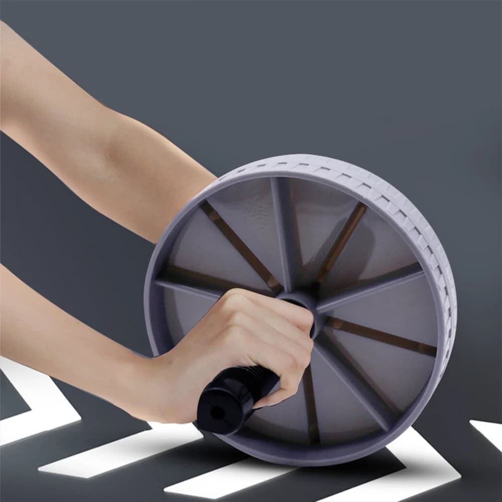 Roue Abdominale Anti-Dérapante - Équipement de Musculation pour Abdos et Renforcement du Tronc à Domicile