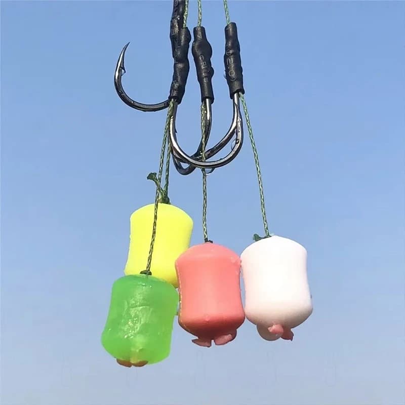 24 boilies maïs artificiel saveur calmar - appâts flottants pour pêche carpe - équipement pêche