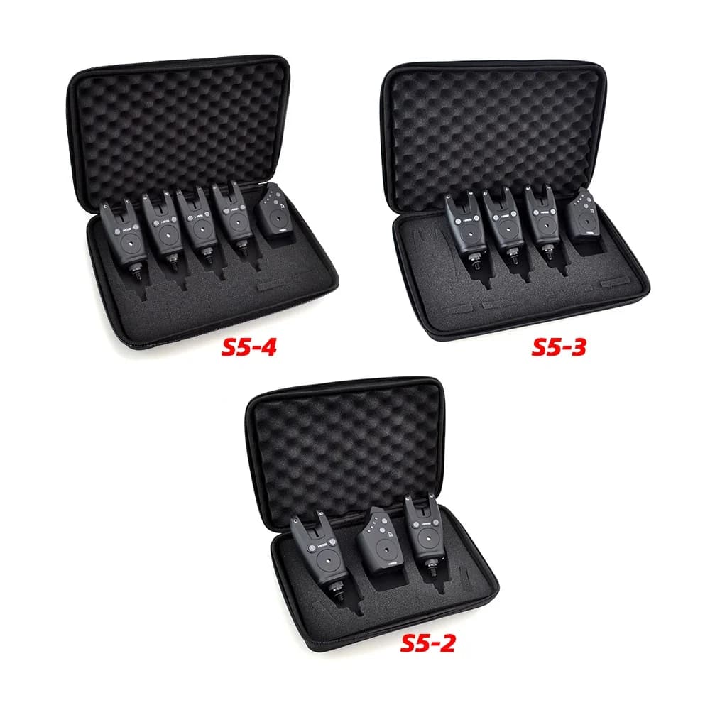 Kit d'alarmes de touche sans fil Hirisi waterproof - Système de détection de touches carpe - Accessoires pêche S5