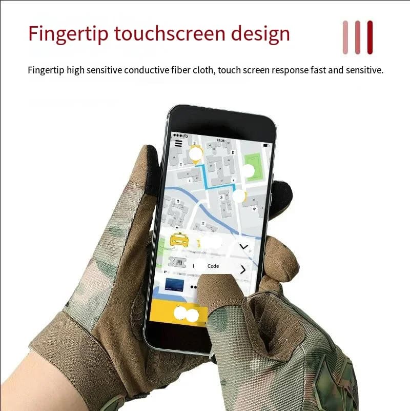 Gants tactiques 2025 nouvelle génération anti-perforation anti-choc dos main pêche