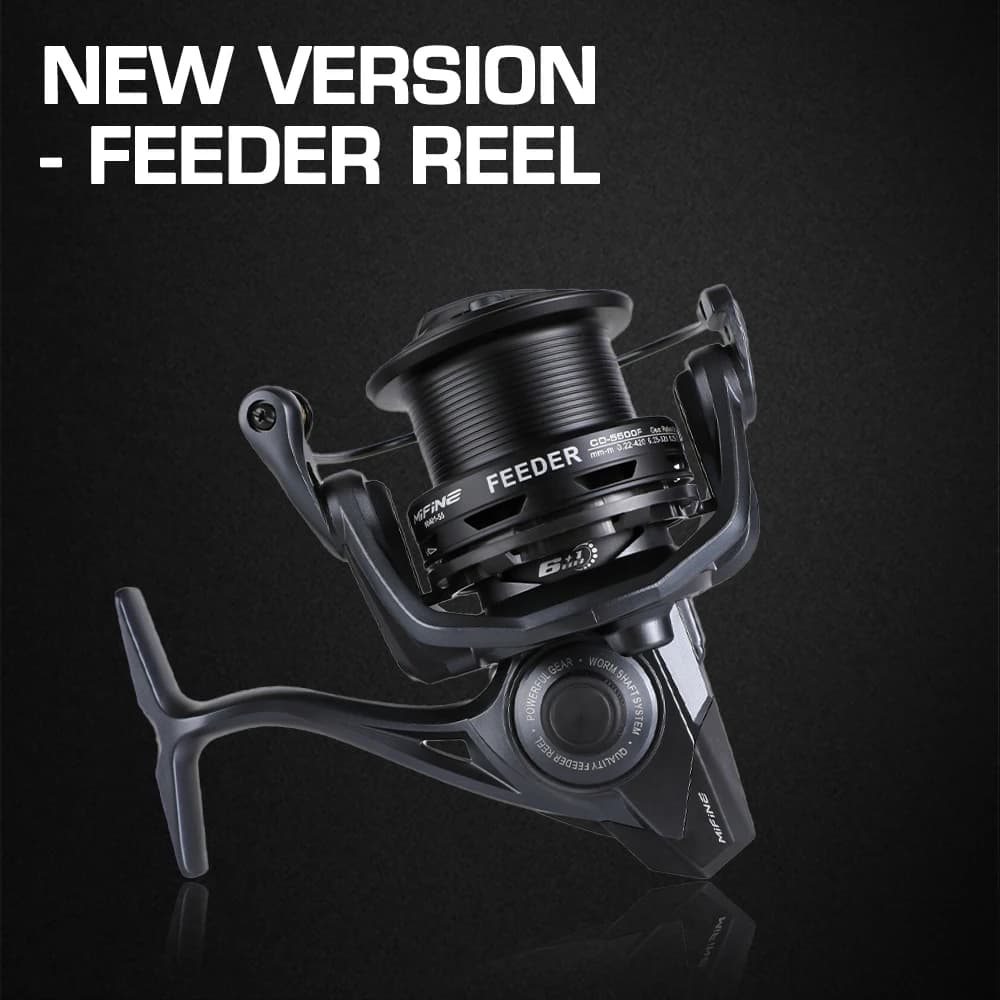 Moulinet feeder MIFINE CONFIDENT 10kg drag max - système 6+1 BB pour pêche au feeder professionnelle