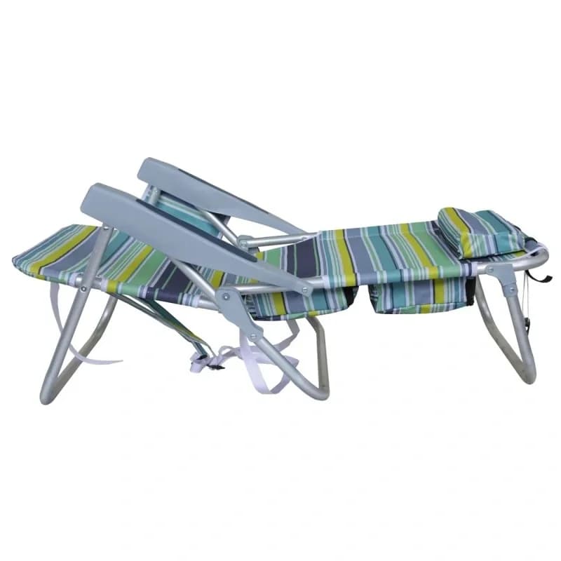 Transat pliant portable sac à dos pêche bureau sieste camping plage chaise relax extérieure