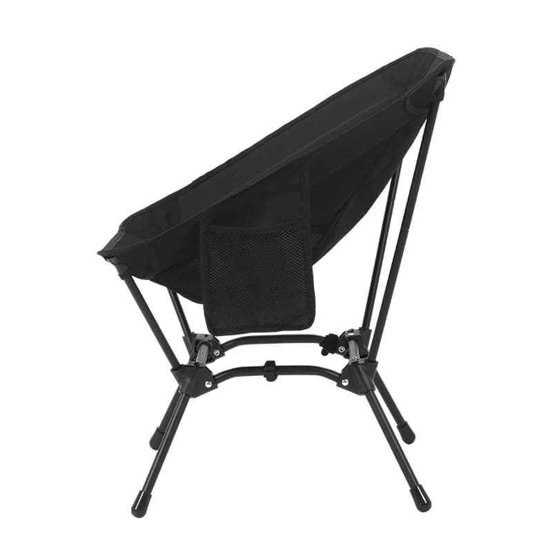 Tabouret de pêche carré structure robuste - chaise pliante camping fer légère fauteuil lune