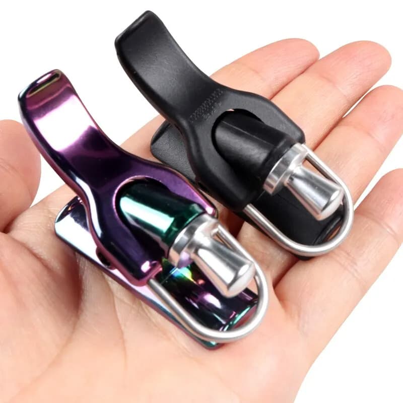 Déclencheur lancer canne mer - Accessoire pêche protection doigts - Tackle pêche surfcasting