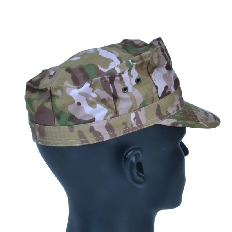 Casquette octogonale camouflage Tactifans - RipStop nylon pêche chasse sport outdoor