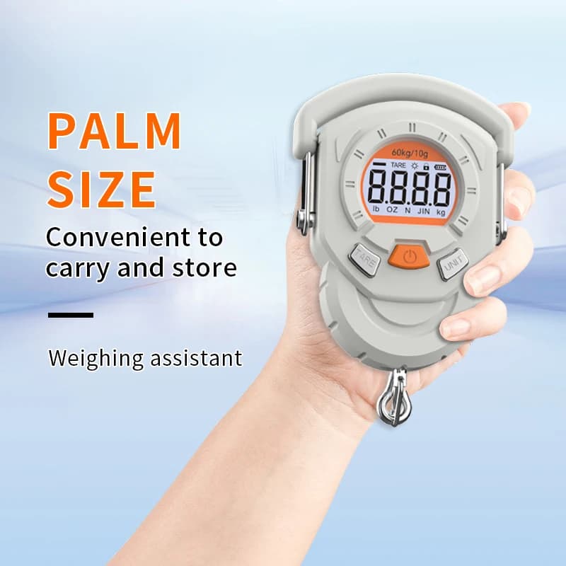 Balance pêche numérique portable 60Kg 10g LCD pour bagages voyage cuisine outil pesage électronique