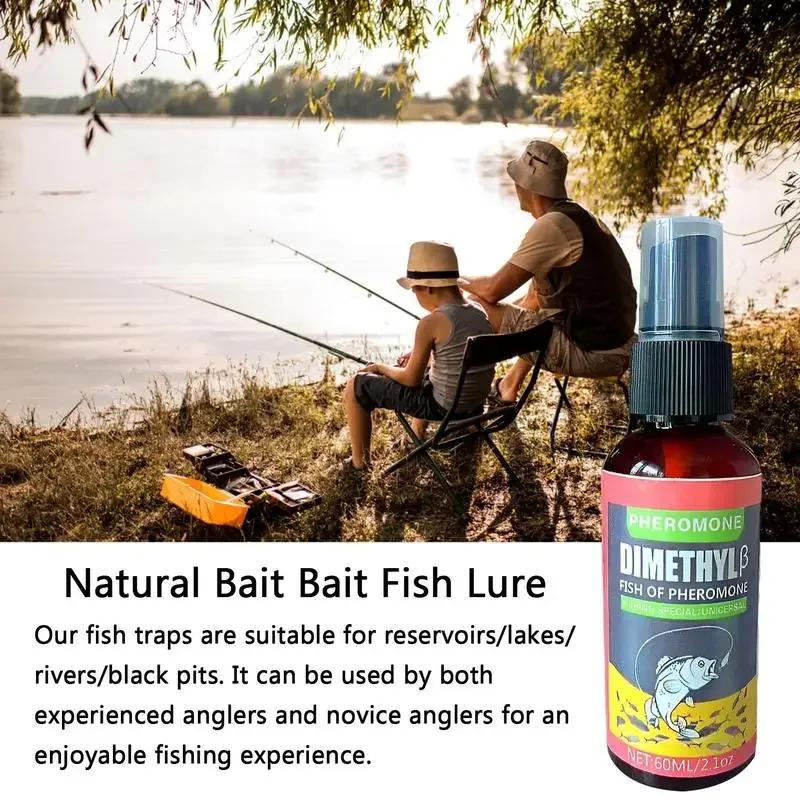 Spray attractant phéromones poissons - Appât liquide carpe crucian hareng pêche rivière sauvage