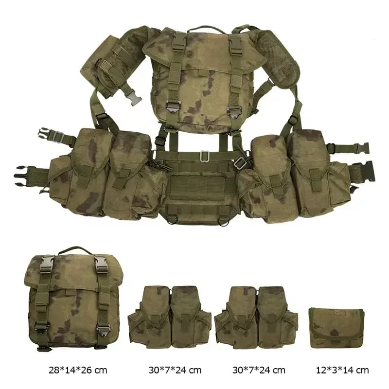 Veste tactique forces spéciales pêche - Équipement randonnée pêche - Fan chasse gros poissons