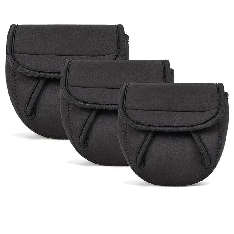 Housse néoprène moulinet pêche spinning étanche protection roue stockage taille S/M/L