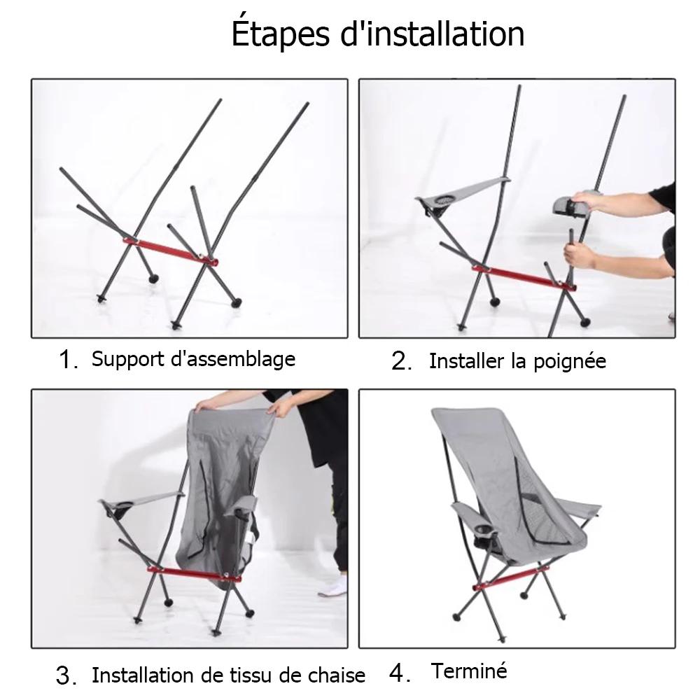 Chaise de pêche aluminium avec accoudoirs et porte-gobelet - Confort et praticité pour pêche longue durée