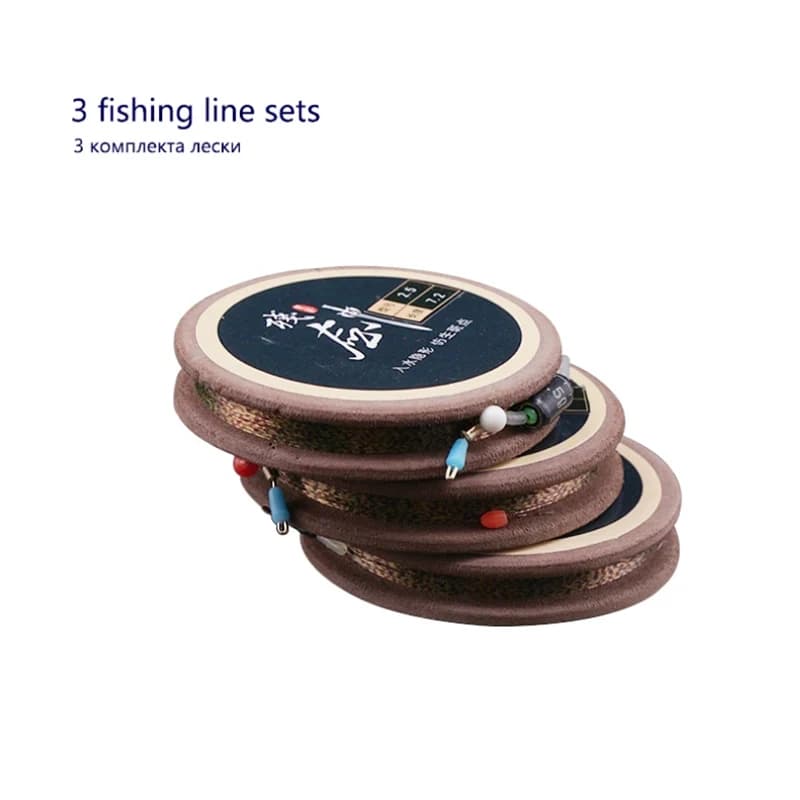 Bobine de ligne principale pêche grand angle - 3 bobines forte résistance accessoires combinaison