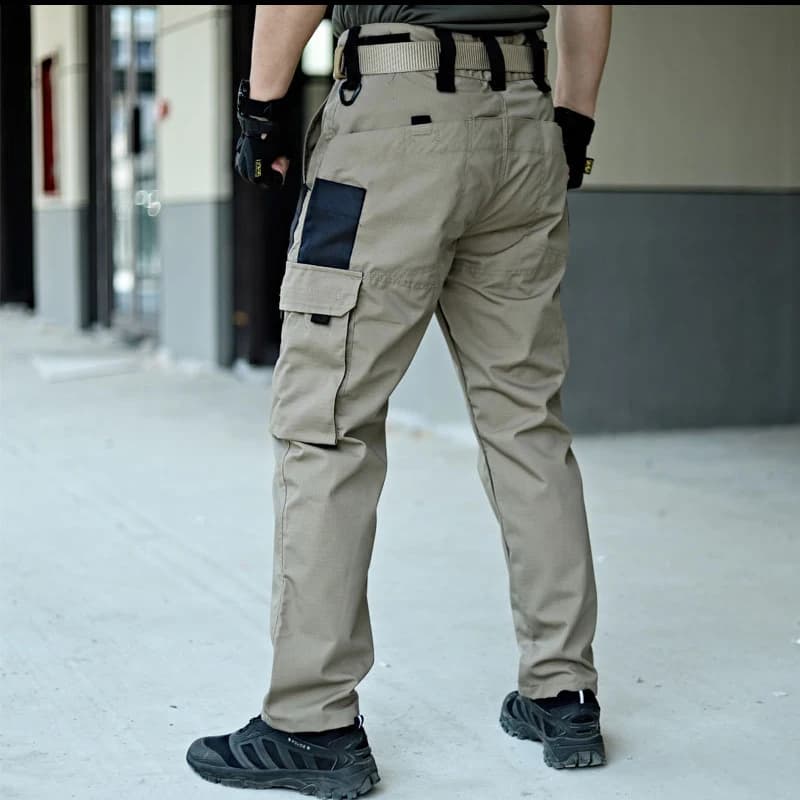 Pantalon cargo rapide séchage été - Imperméable multi-poches pour pêche