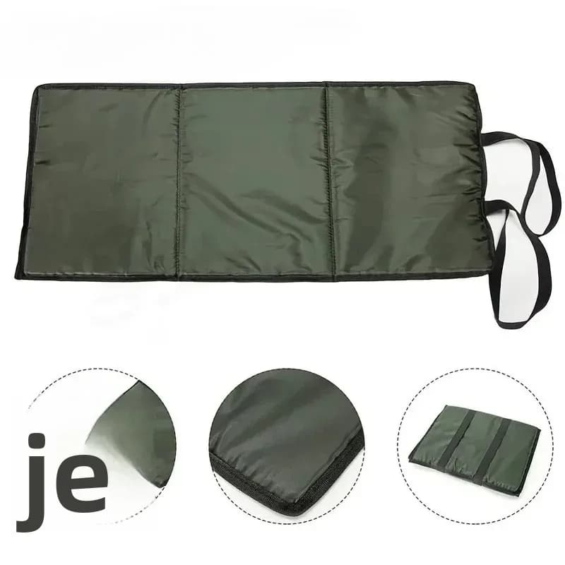 Tapis décrochage pliable épais - Coussin protection poisson portable - Pêche carpe et leurre extérieur