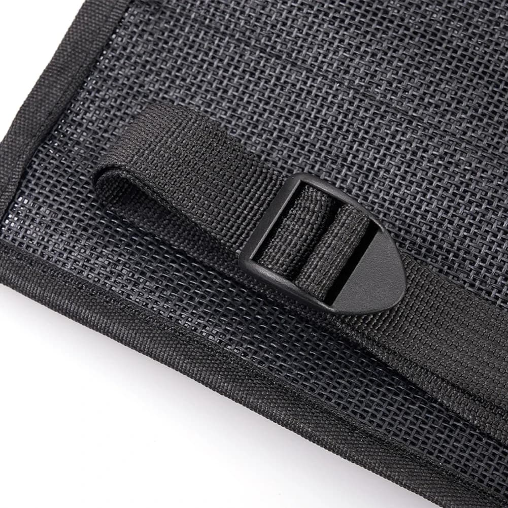 Sac de rangement sous siège pour kayak - Poche organisation en mesh pour outils de pêche