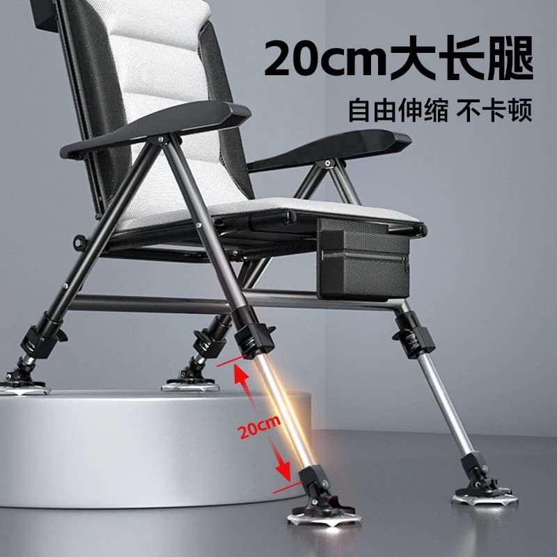 Chaise pêche aluminium européen portable eau douce - Siège camping épaissi pliant randonnée tourisme